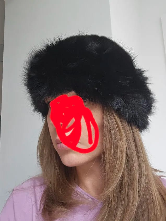 Customer photo review of Tracy Faux Fur Hat