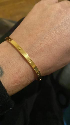 Customer photo review of LOVE BRACELET 3.65MM