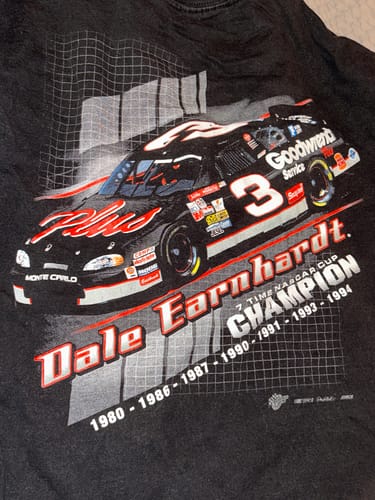 Customer photo review of Vintage 1994 Dale Earnhardt NASCAR Tee (L)