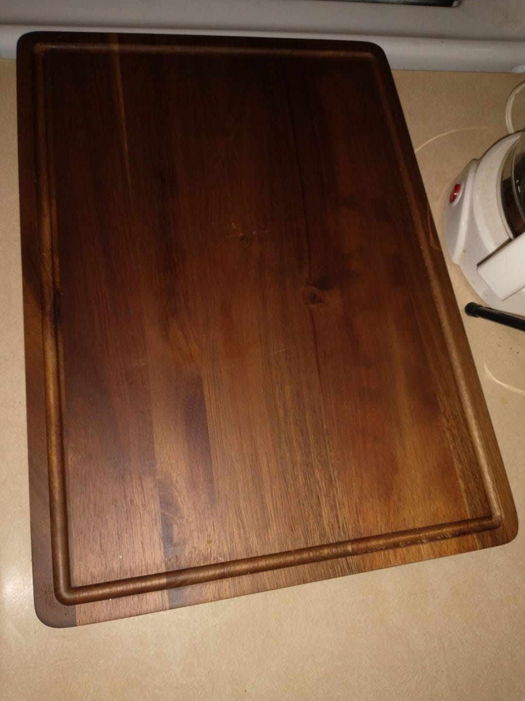 Customer photo review of Acacia Wood Chopping Board