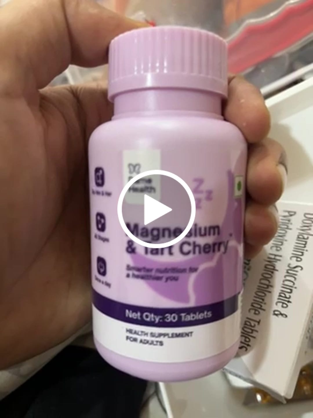 Customer video review of Magnesium & Tart Cherry | Essential Multivitamin for Stress, Sleep & Muscle Health