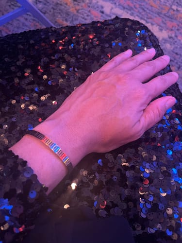 Customer photo review of Keffiyeh Cuff