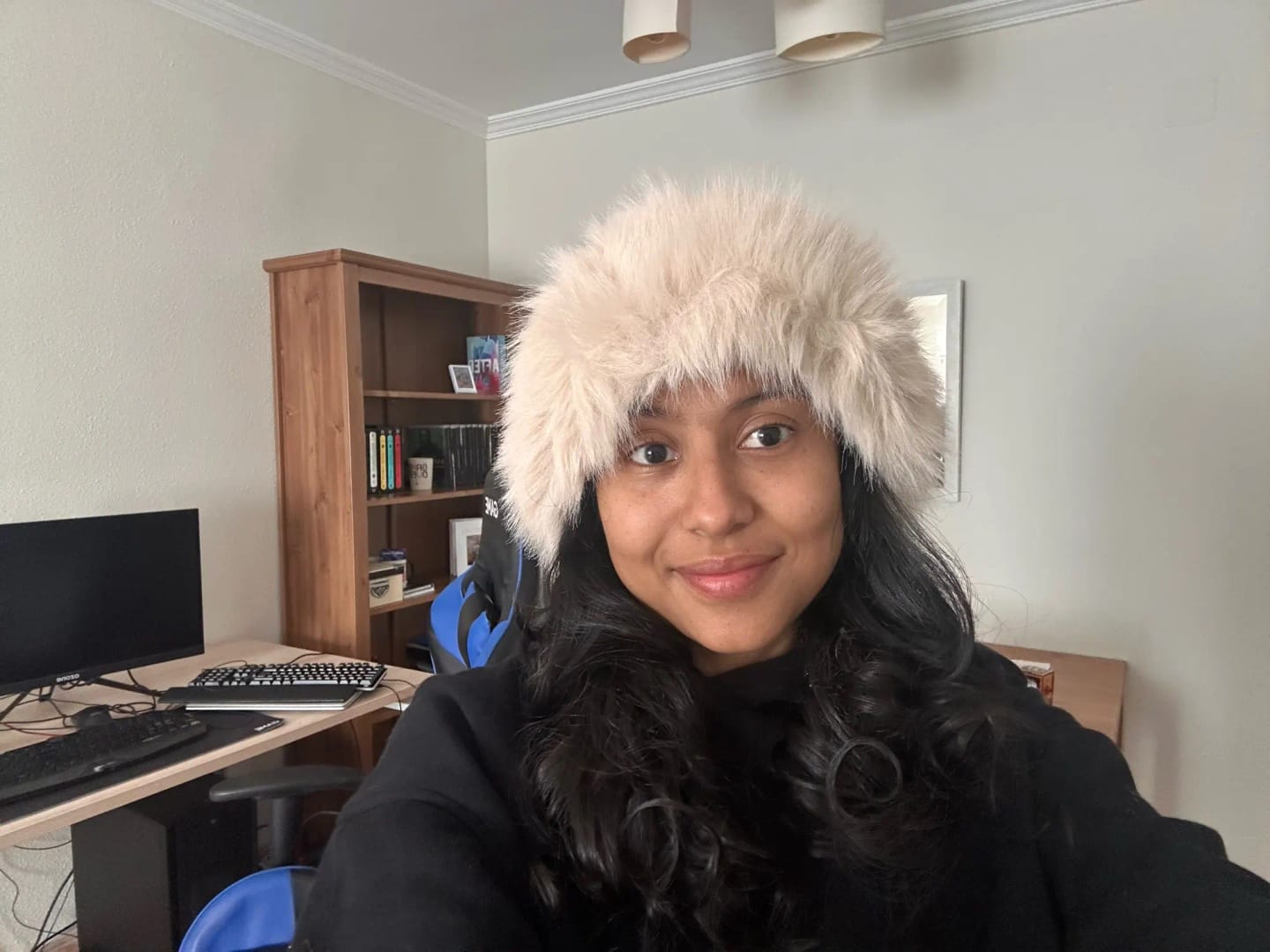 Customer photo review of Tracy Faux Fur Hat