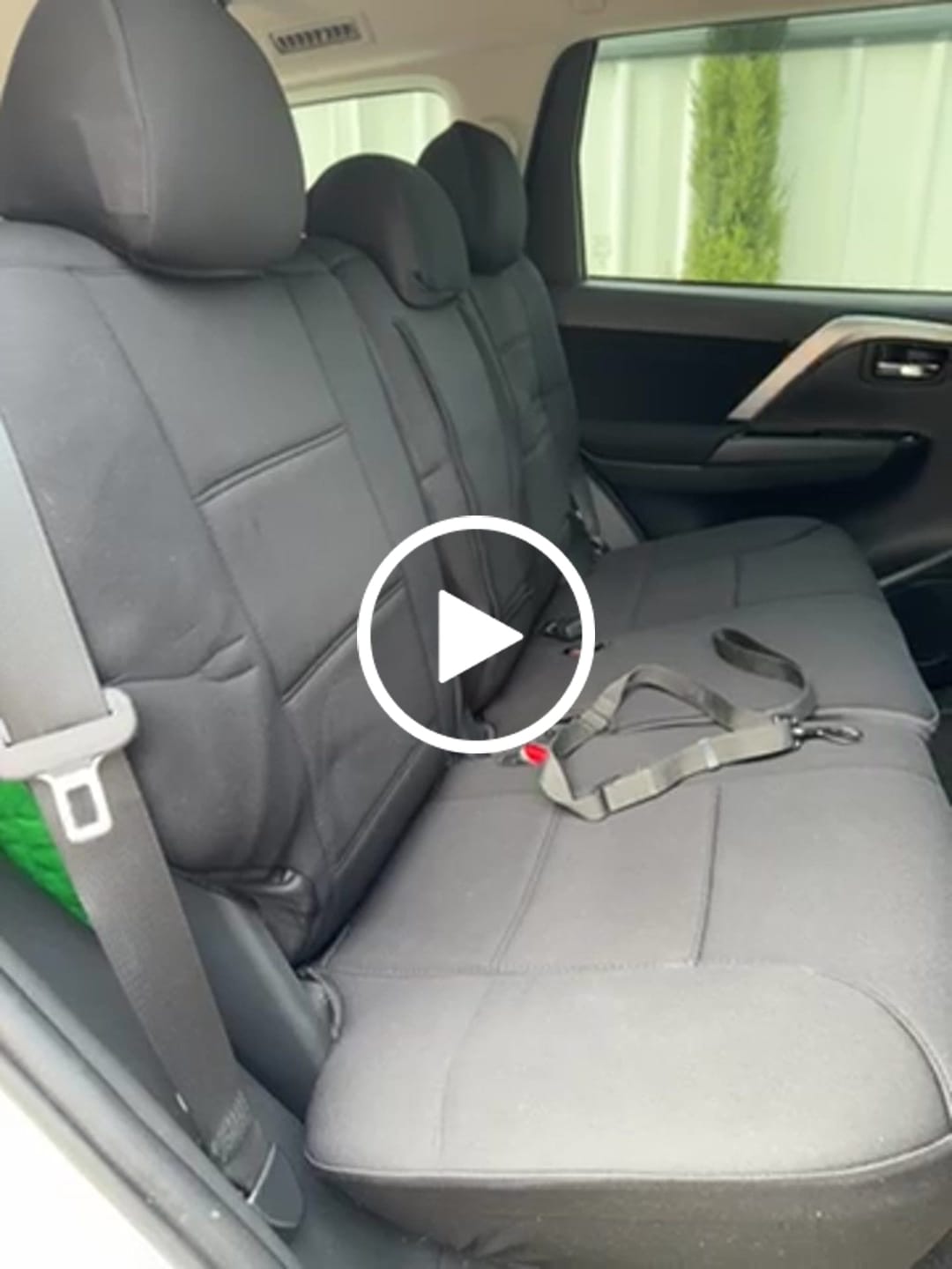 Customer video review of Sharkskin Seat Covers for Mitsubishi Pajero Sport 5 Seater (Oct/2015-On)