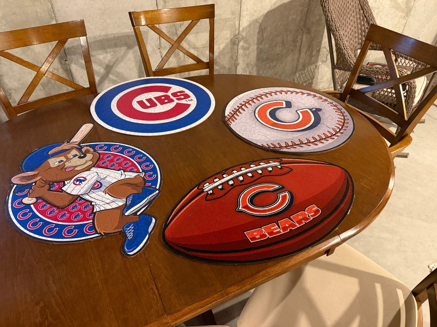 Customer photo review of Chicago Cubs™ Mascot - Wooden Puzzle