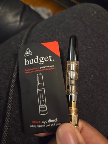 Customer photo review of 1 Gram Delta-8 THC Full Spectrum Vape Cartridge | NYC Diesel - Sativa