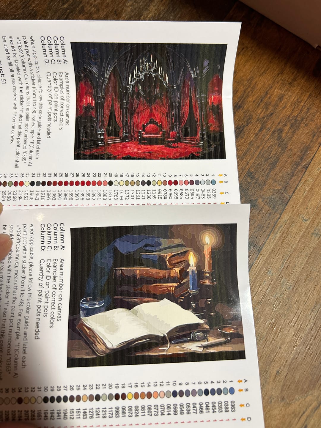 Customer photo review of Candle Lit Book
