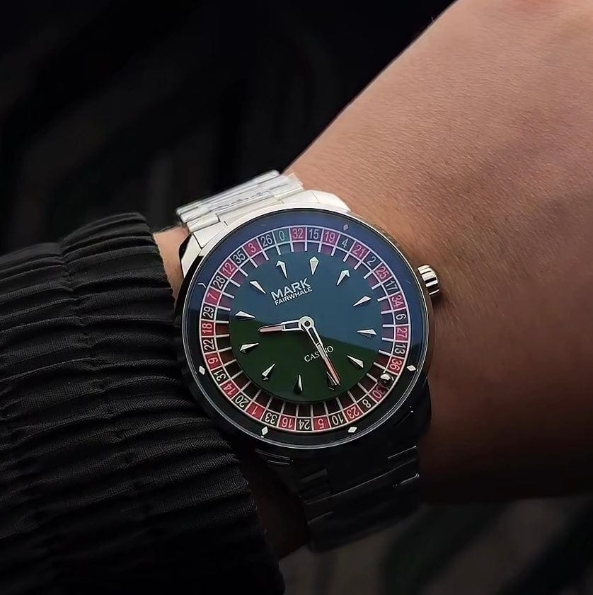 Customer photo review of Mark Fairwhale 5031 ROULEX Casino Watch – Luxury Roulette Timepiece