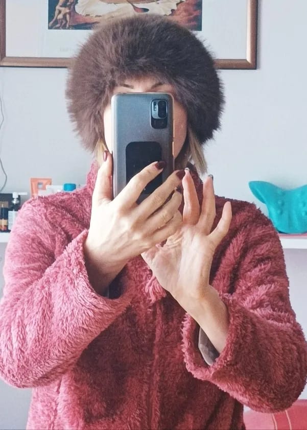 Customer photo review of Tracy Faux Fur Hat