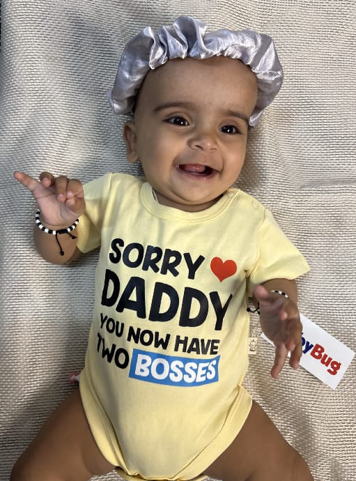 Customer photo review of Sorry Daddy You Now Have Two Bosses