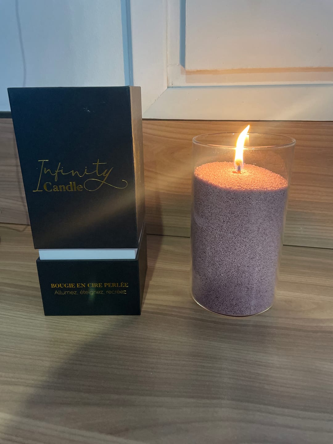Customer photo review of Bougie perlée | 500gr