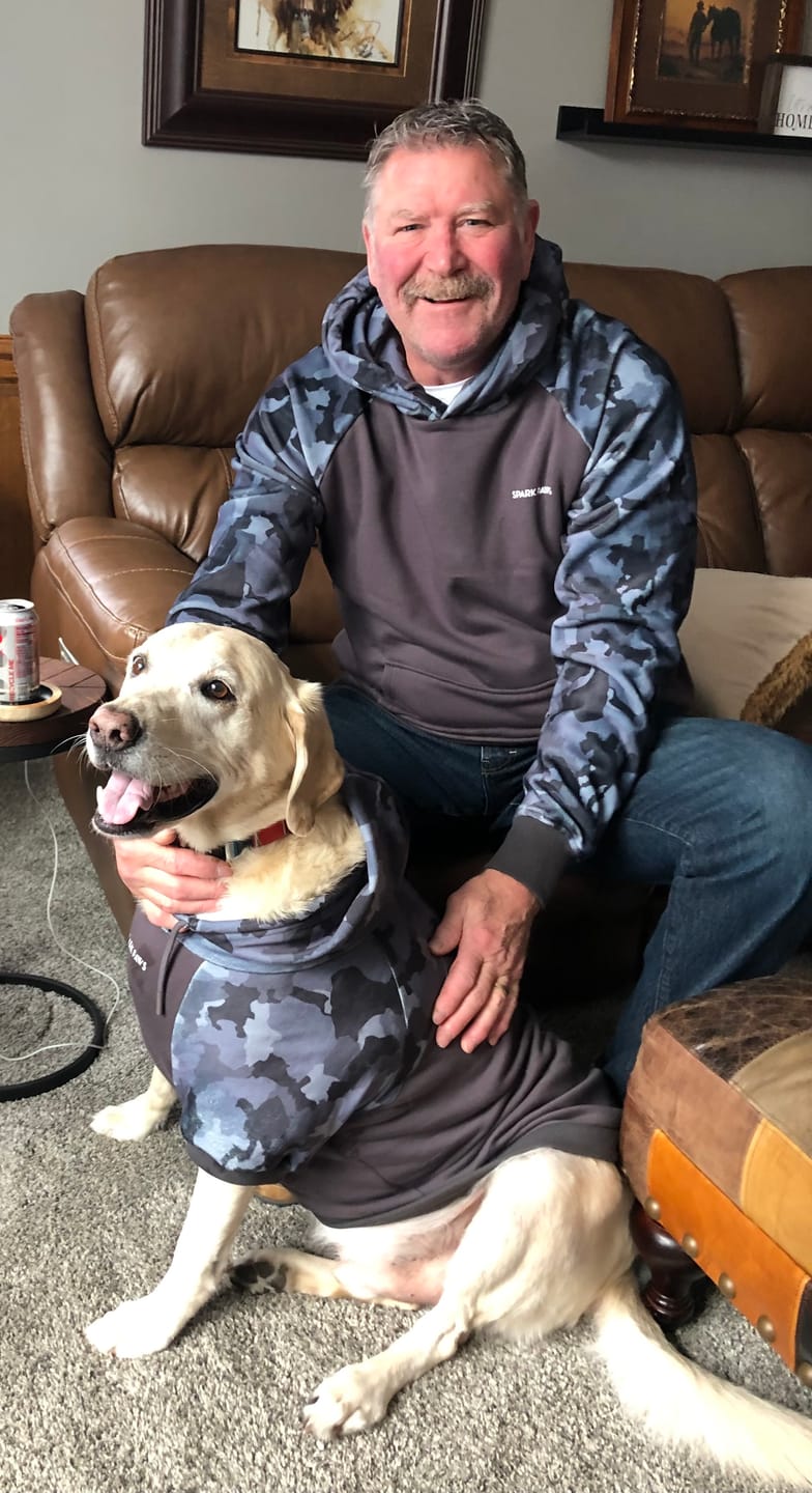 Customer photo review of Camo Human Hoodies
