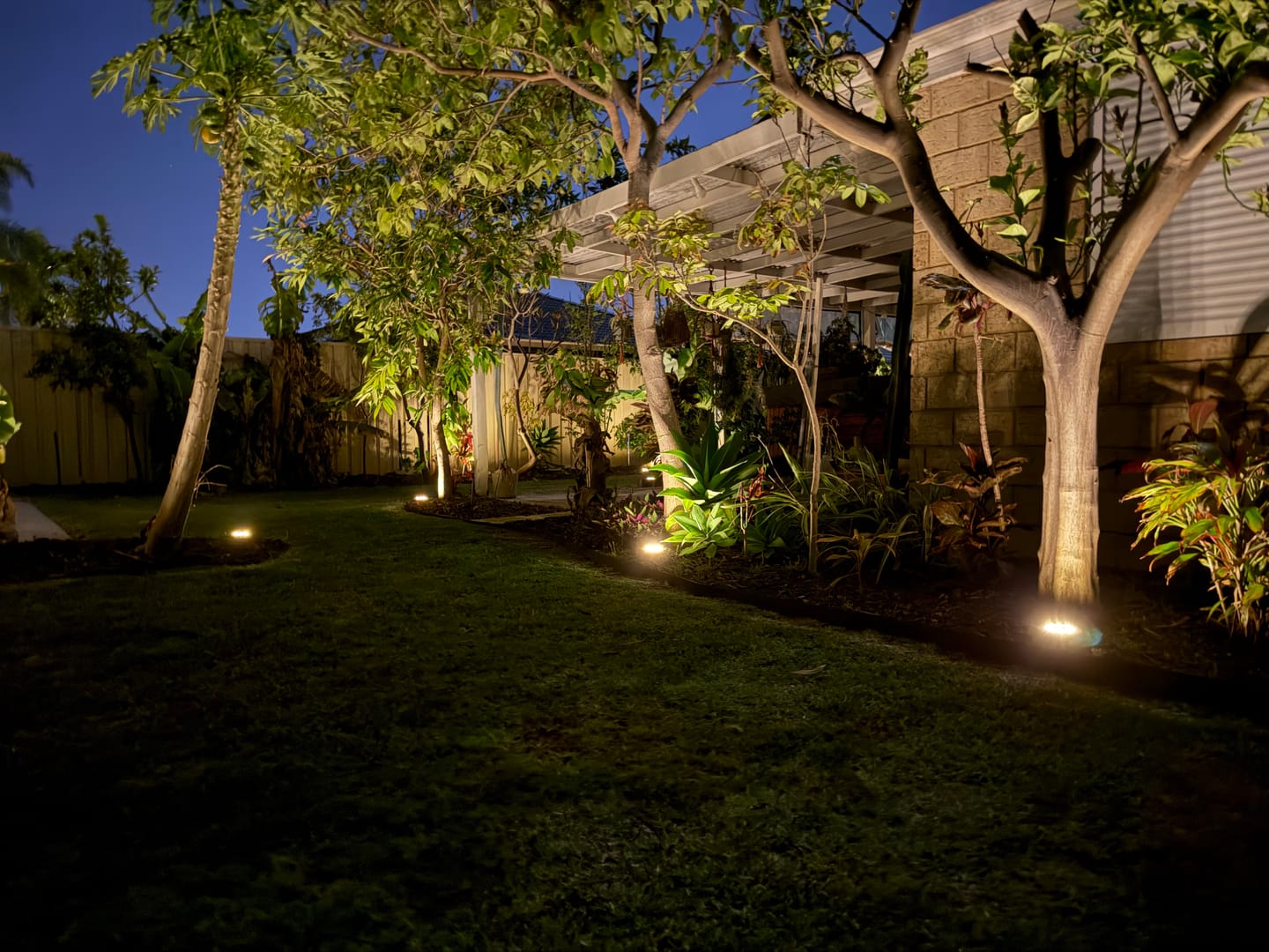 Customer photo review of SolaGarden™ LED Ground Light Pack