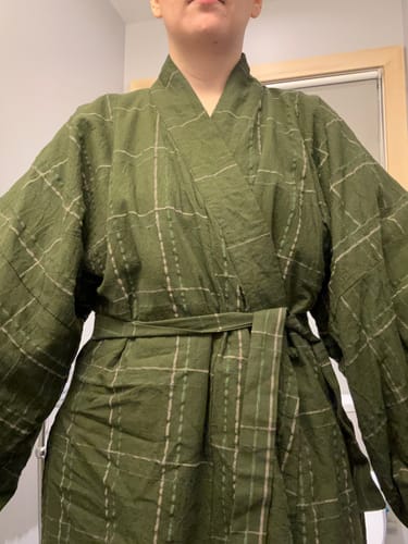 Customer photo review of Lin Ting 林听 Southern Song Dynasty Daily Commoner's Unisex Changshan & Trousers Set