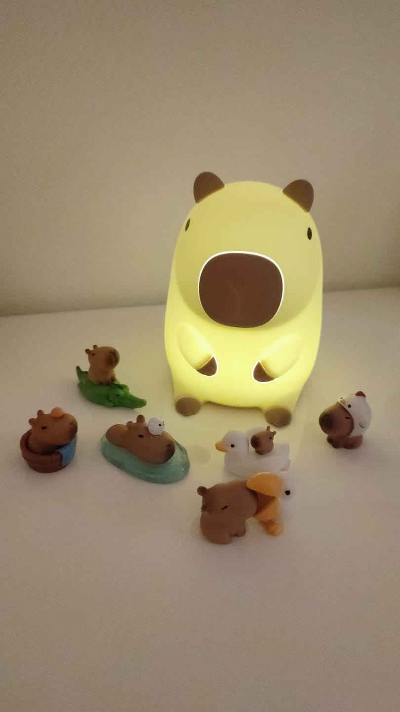 Customer photo review of MeWaii® Capybara Squishy Night Light - Perfect Gift 🎁