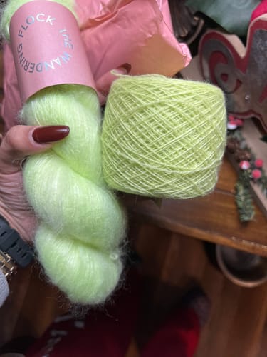 Customer photo review of Mohair Lace