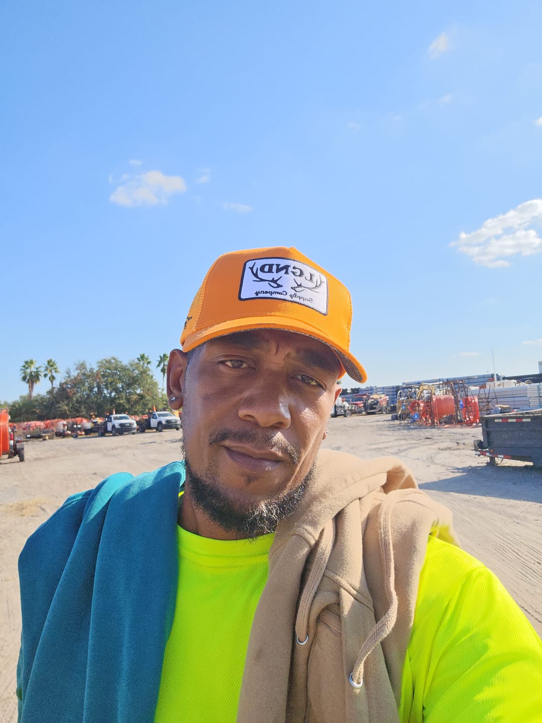 Customer photo review of Hunter Orange Snapback