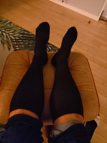 Customer photo review of Støttestrømper
