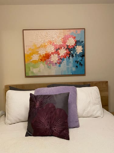 Customer review photo for COLORFUL PAINTING #CA126