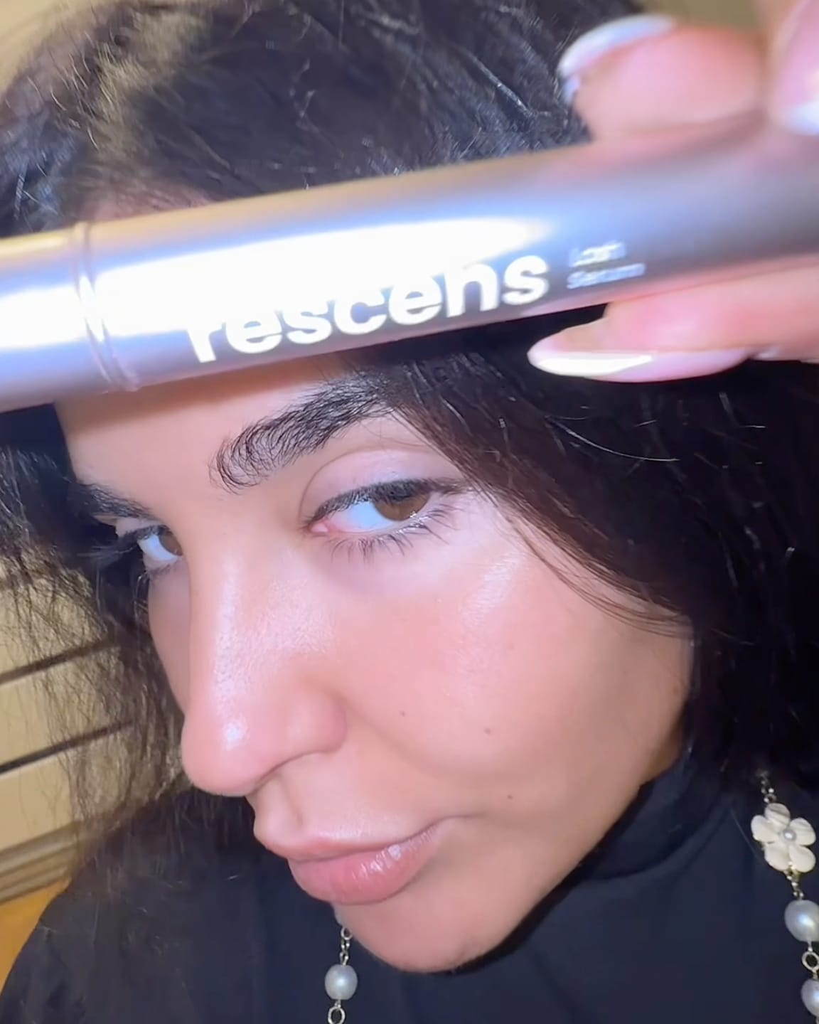 Customer photo review of Lash Serum