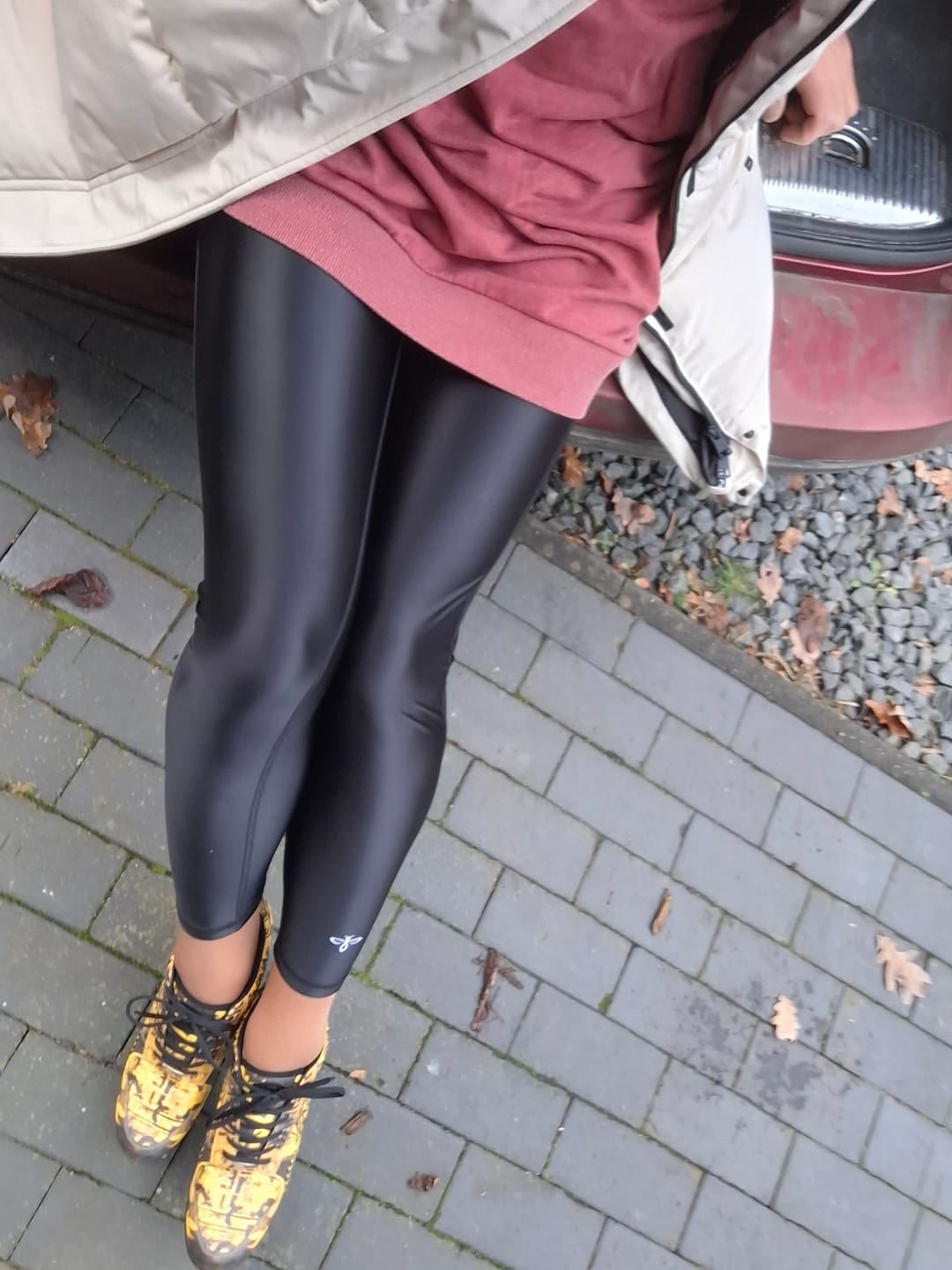 Customer photo review of Elegant Leggings shine men