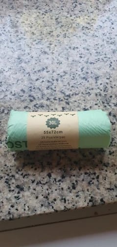 Customer photo review of 25 Sacs Poubelle Biodégradable 30L
