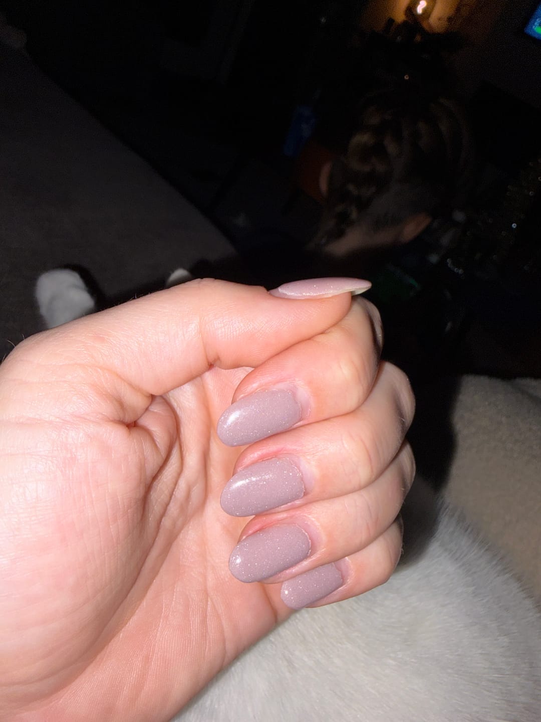Customer photo review of Autumn Tea Gold Dipping Powder