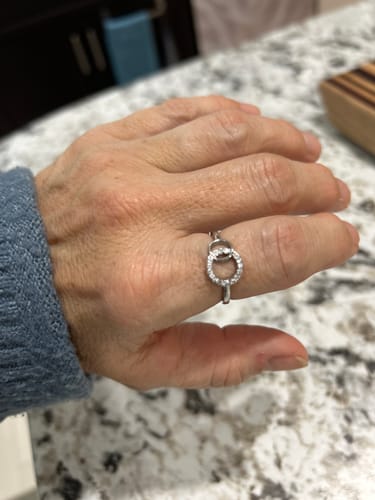 Customer photo review of To My Sister - Forever Linked Ring