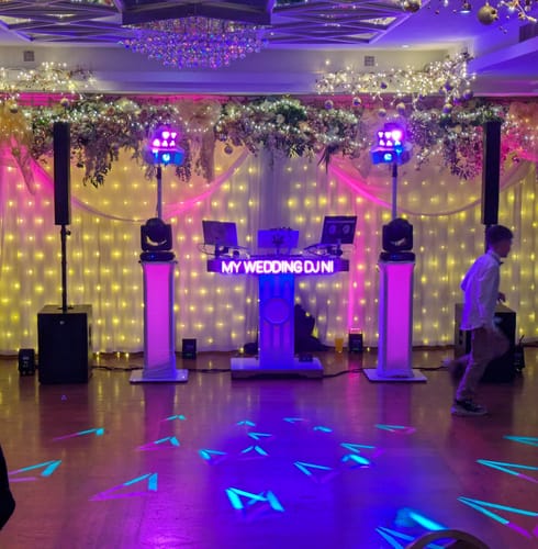 Customer photo review of Custom Neon: MY WEDDING DJ N...