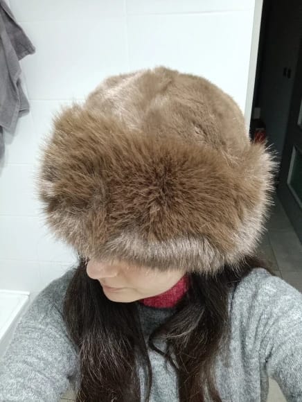 Customer photo review of Tracy Faux Fur Hat