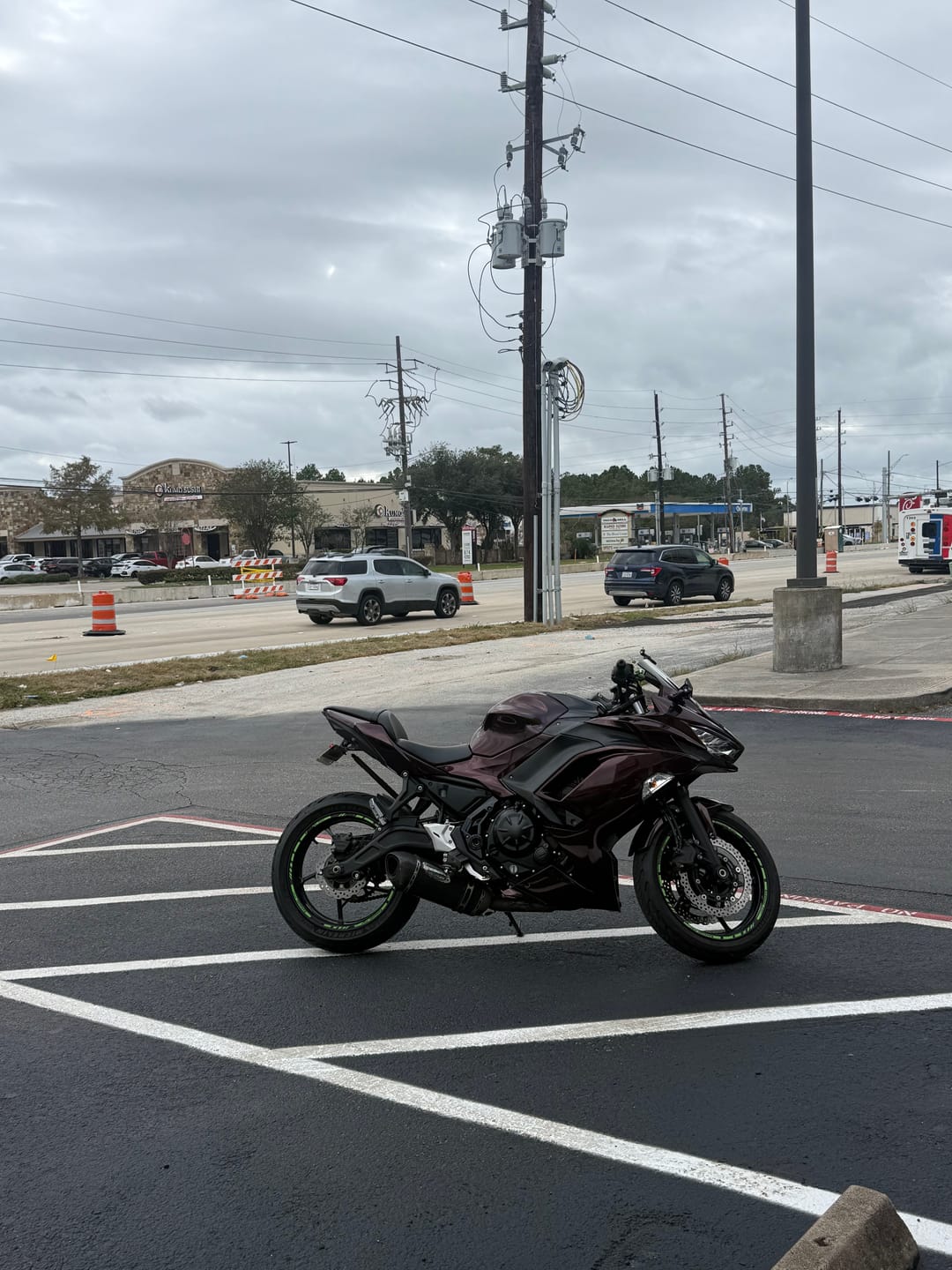 Customer photo review of Glossy Metallic Black Rose Vinyl Wrap