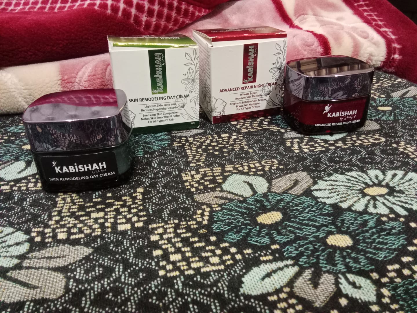 Customer photo review of Day & Night Creams: Complete Glow Bundle