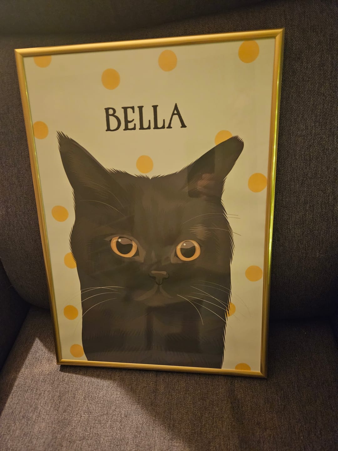 Customer photo review of Custom Pet Portrait - Polka Dot ™ (NEW)