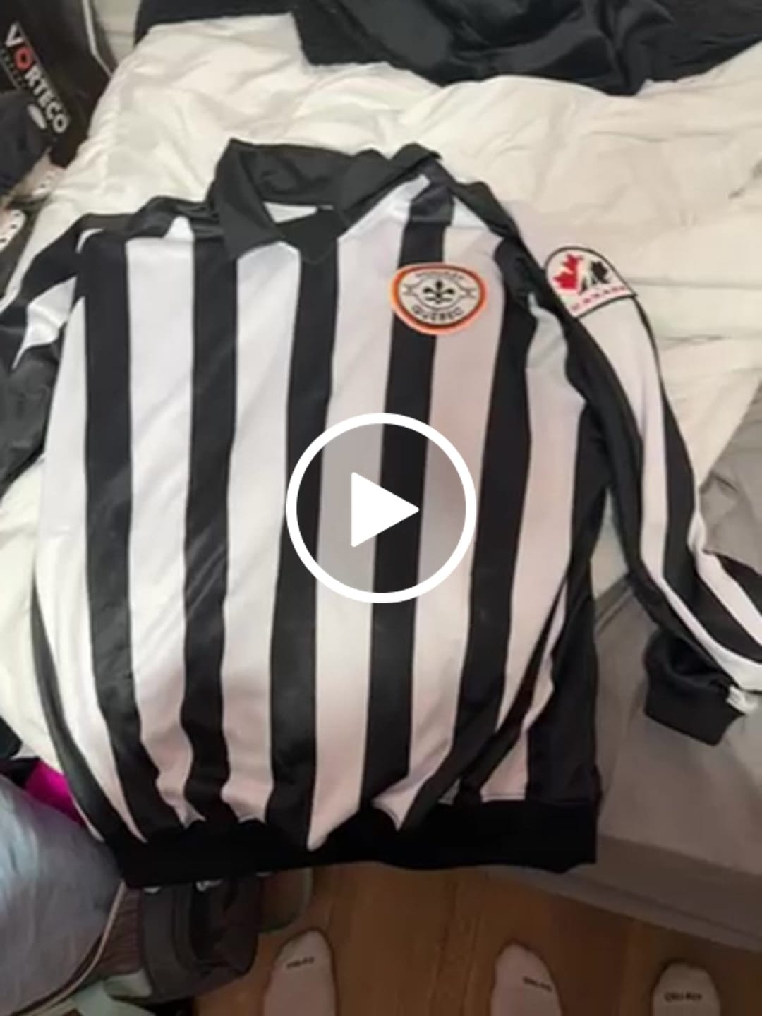 Customer video review of ZLE HOCKEY REFEREE JERSEY - LINESMAN