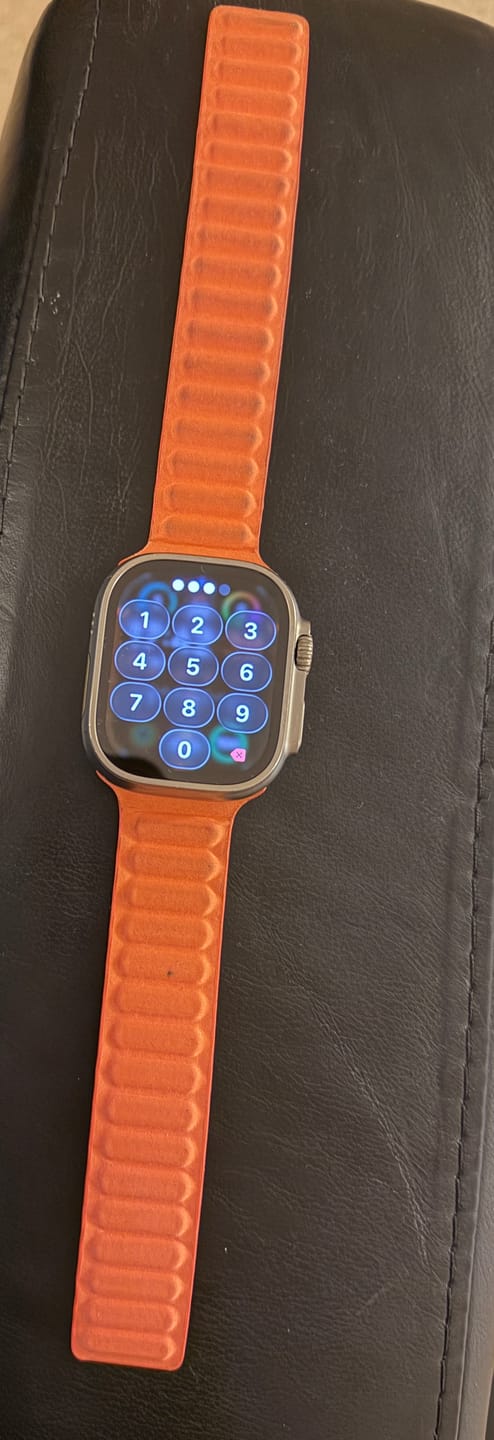 Customer photo review of FineWoven Magnetic Strap For Apple Watch