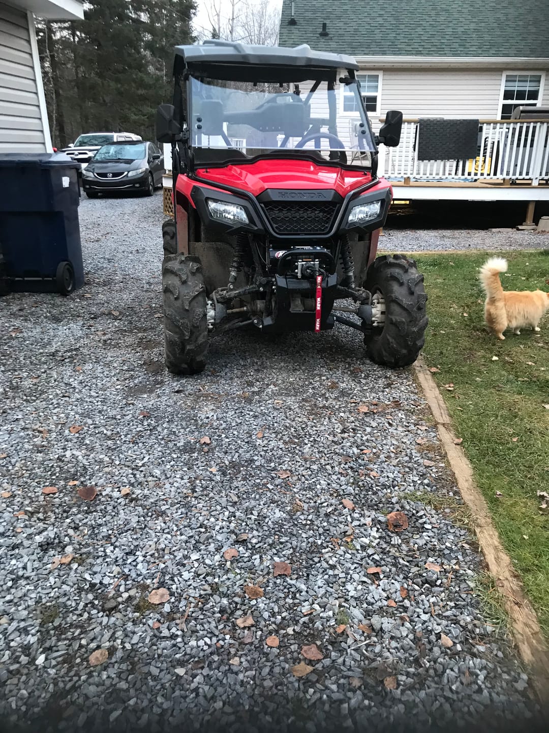 Customer photo review of Honda Wheel Spacers - Pioneer 500/520