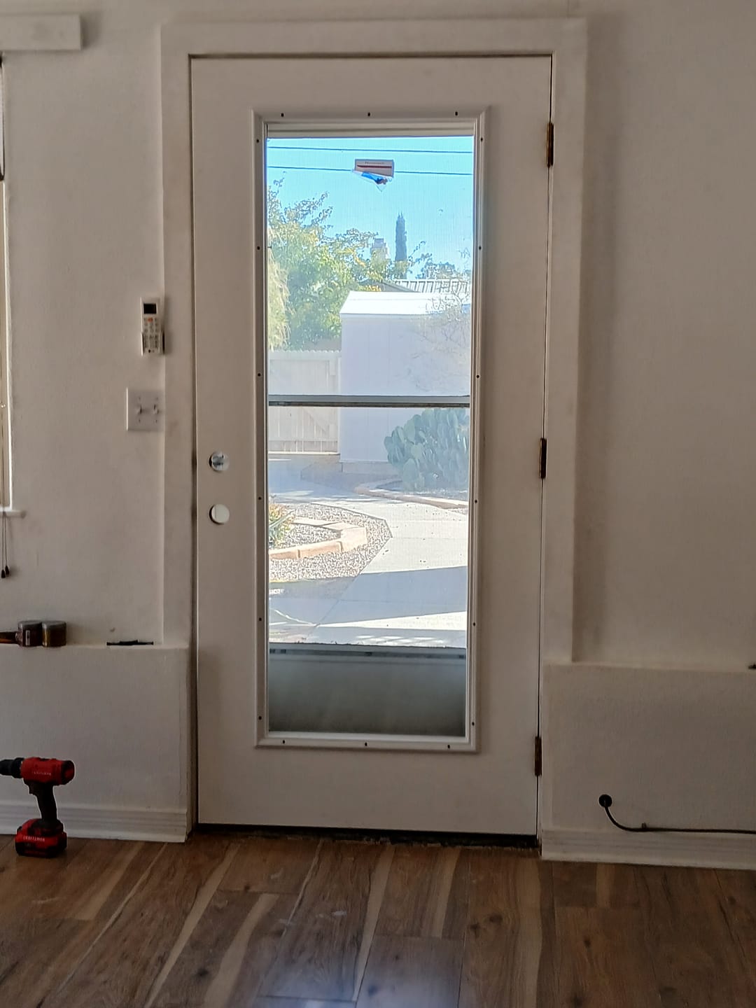 Customer photo review of Smooth Fiberglass Entry Door Slab (Flush)