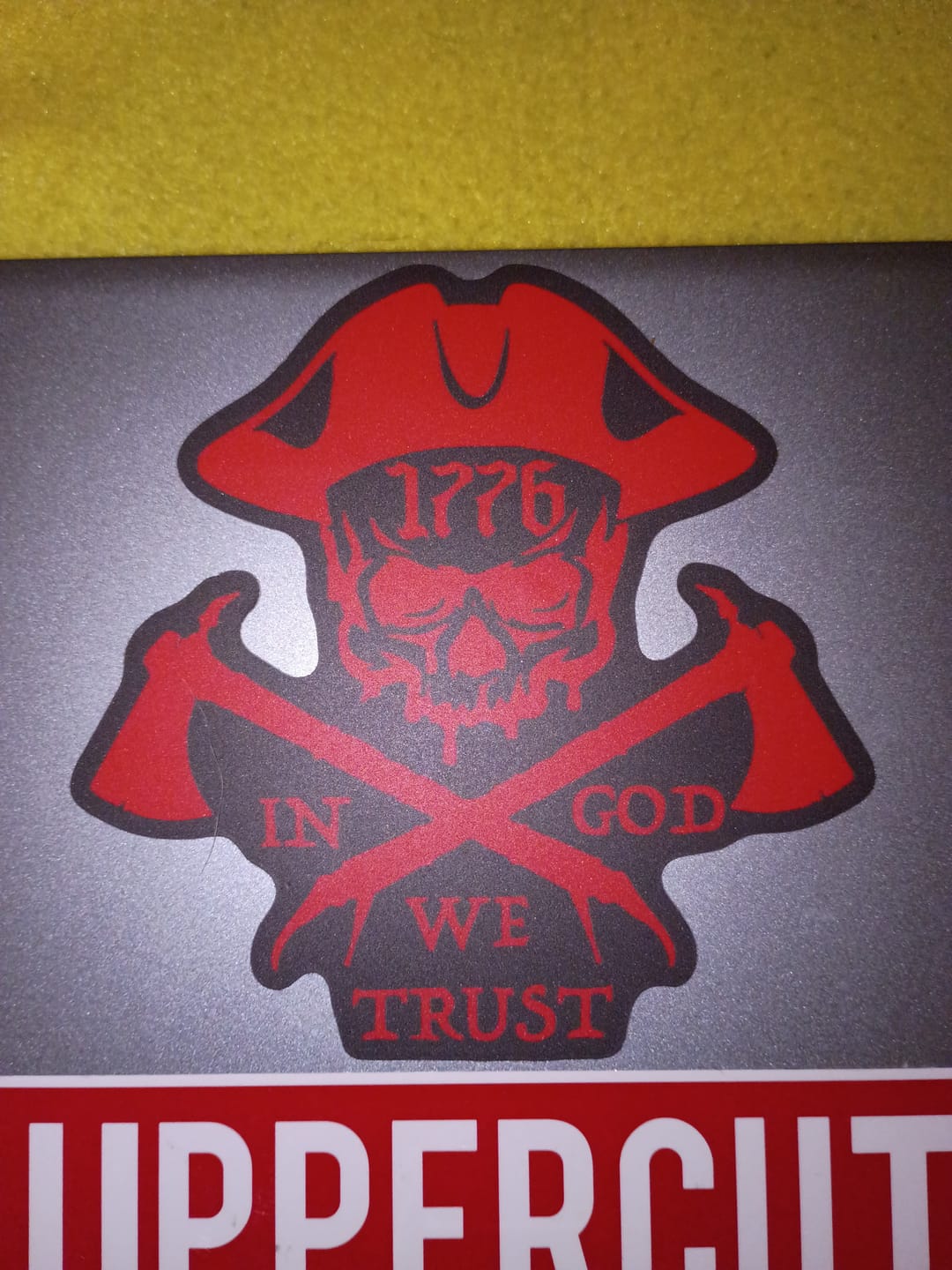 Customer photo review of In God We Trust 1776 Decal