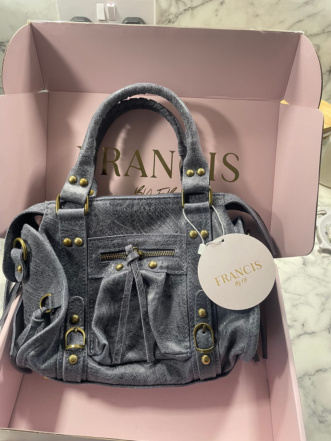 Customer photo review of Mini it girl vintage blue