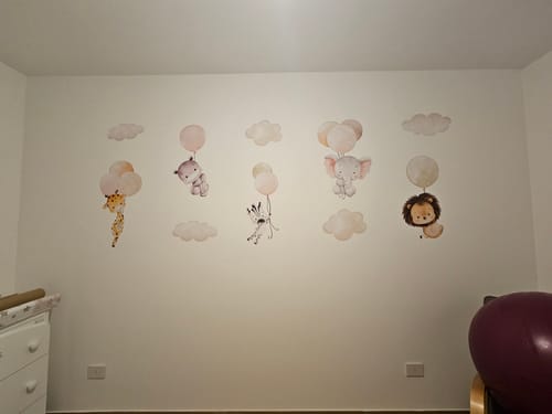 Customer photo review of Safari Animals with Balloons