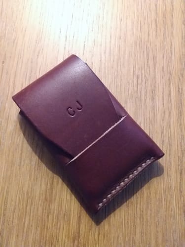 Customer photo review of Slimmad plånbok i äkta läder