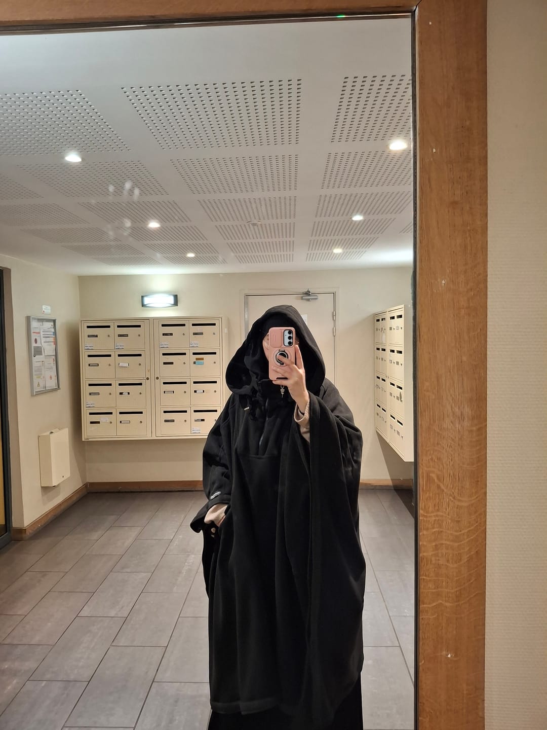 Customer photo review of Manteau cape polaire « EVEREST CAPE-COAT » - OUMMI BASICS