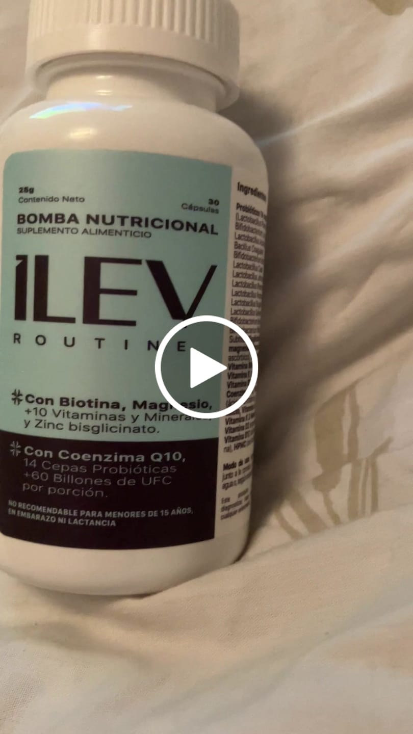 Customer video review of BOMBA Nutricional ANTIcaída Regenera + Defensas 30 caps.