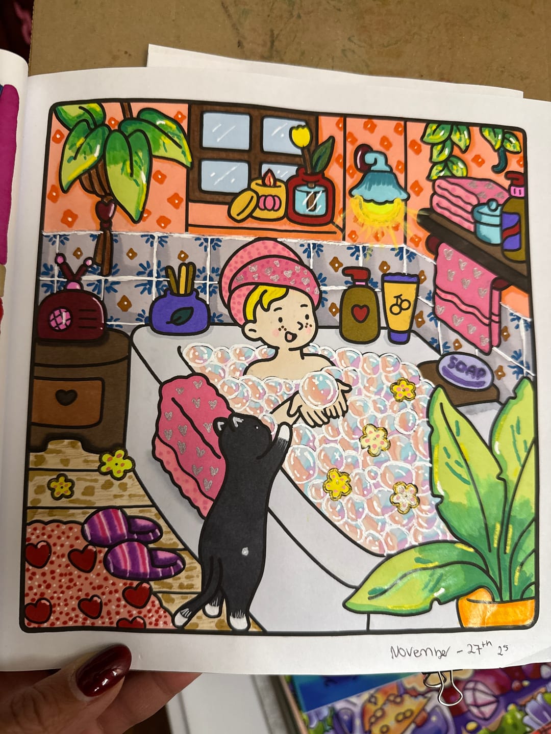 Customer photo review of Ohuhu Gel Pens - Gold, Silver, White & Colorful 12-Pack