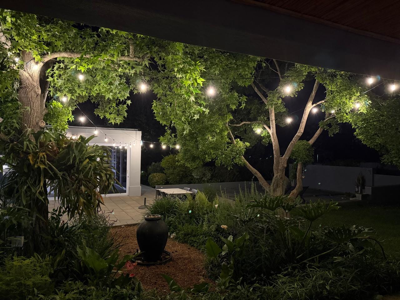 Customer photo review of Plug-In Festoon Bulb String Lights
