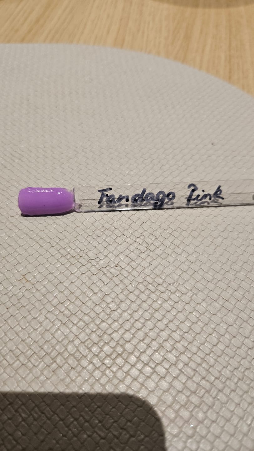 Customer photo review of Fandango Pink Dipping Powder