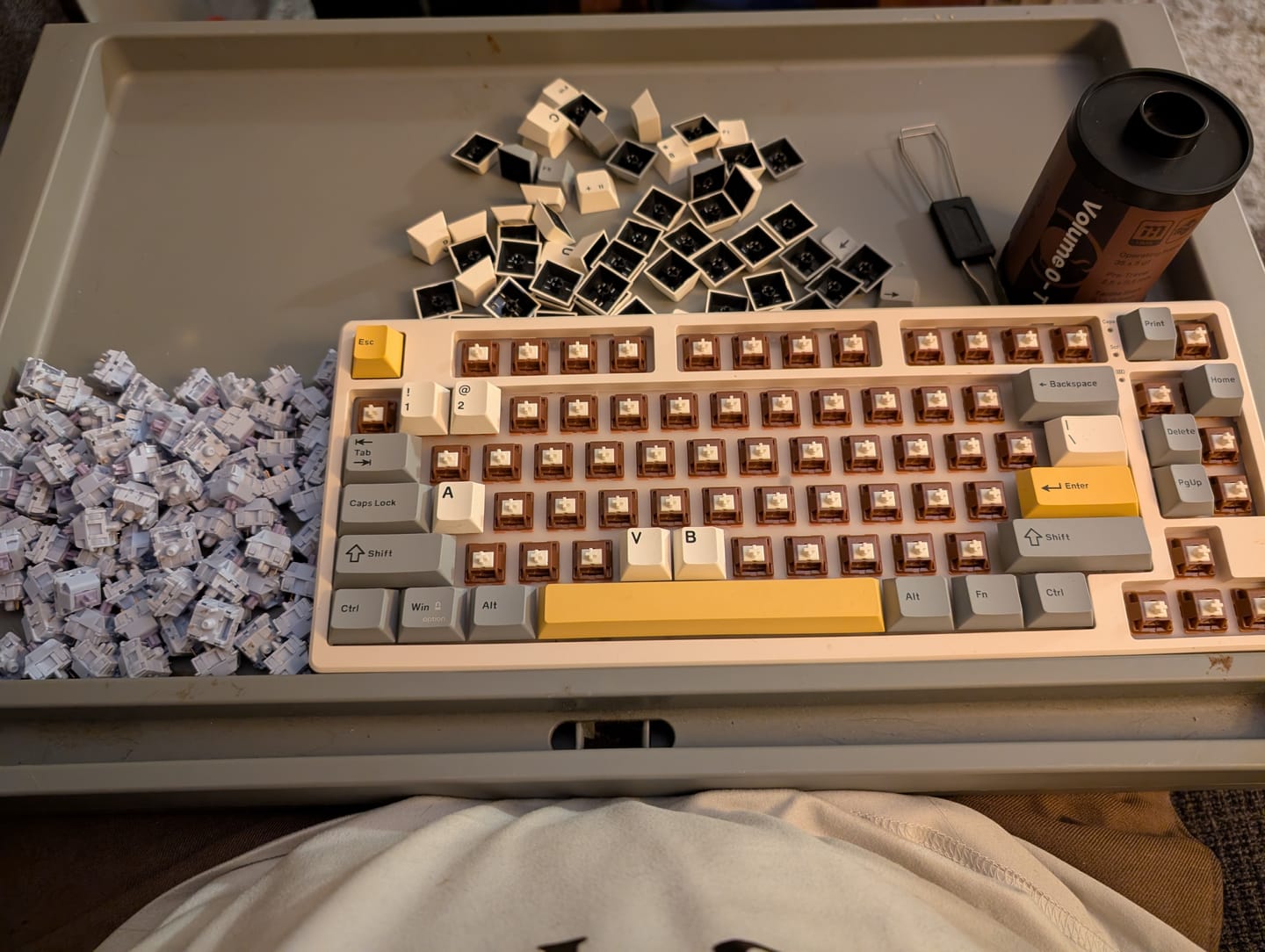 Customer photo review of HMX VOLUME 0 T SILENT TACTILE SWITCH FACTORY LUBED (35PCS)