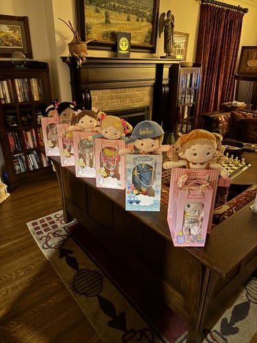 Customer photo review of Personalized Crayon Charles - Montessori Doll