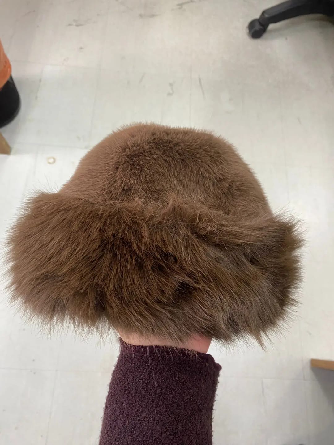 Customer photo review of Tracy Faux Fur Hat