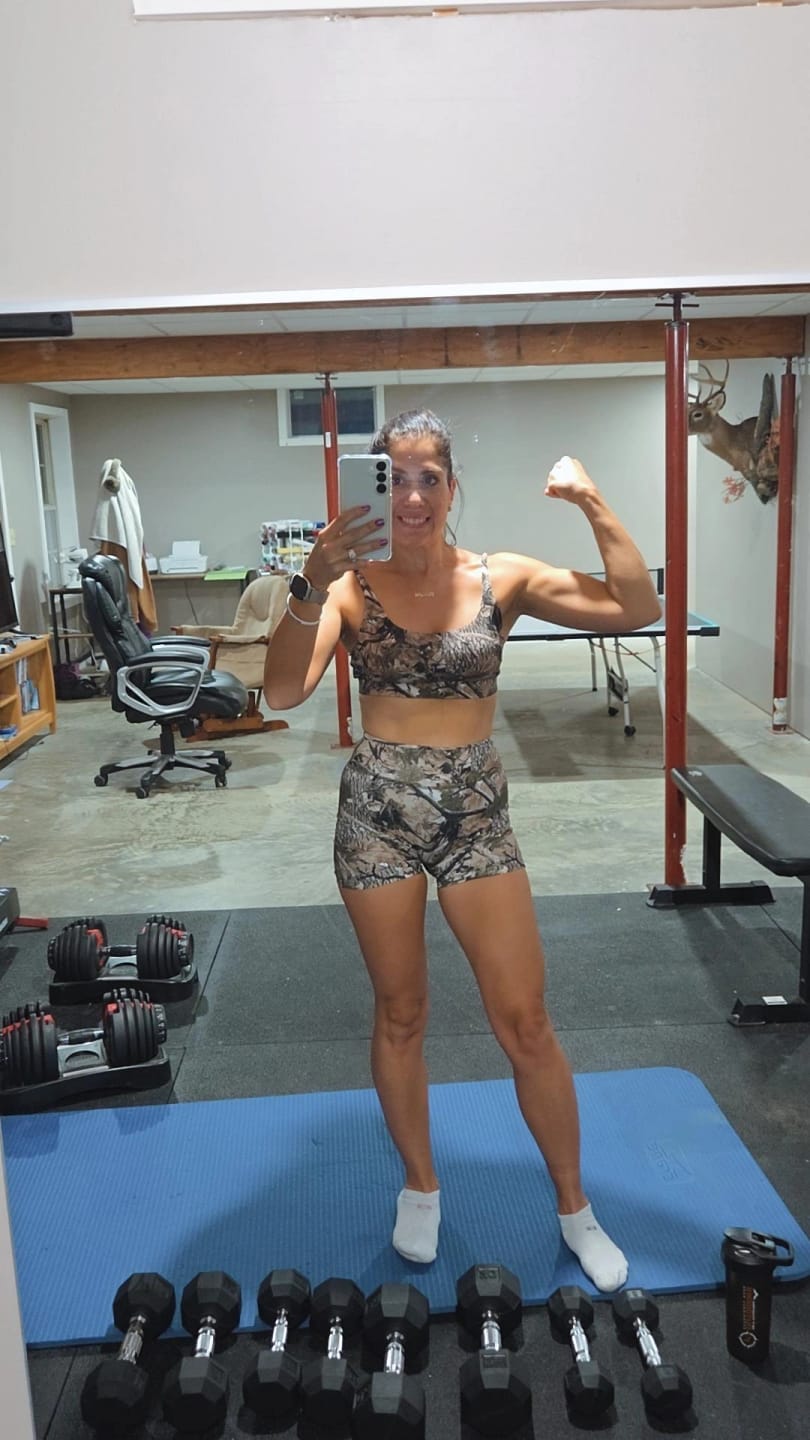 Customer photo review of W3161 - Camo Urban Sports Bra